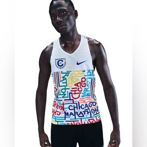 Nike Dri-FIT ADV Chicago Marathon 2025 AeroSwift Mens Size Small Running Singlet